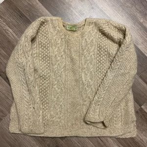 Anthropologie wool Celtic sweater